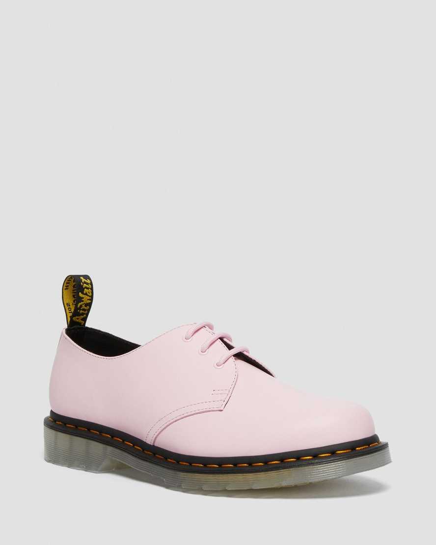 Dr Martens Oxford Shoes Women's 1461 Iced Smooth Leather Pink | Malaysia 06945-ABRZ